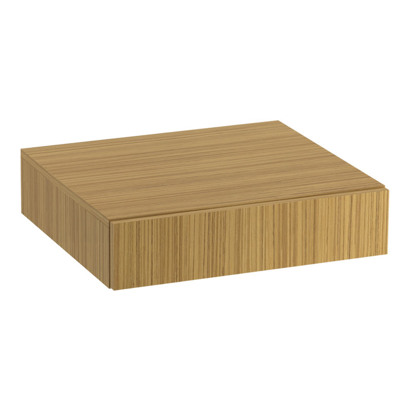 Jute 24" Lap Drawer Kit, Velours côtelé teck