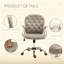 Chaise de bureau capitonnée de luxe pour un choix élégant pour la maison et le bureau, confort moelleux