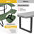Nyahlee 4 - Person Patio Dining Set with Round Table-1383342982