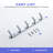 Wall Mounted 5-Hook Rustproof Robe and Towel Hooks-1965874667