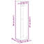 Bathroom Cabinet With Roll Holder 20.5X20x90 Cm-1905325443