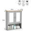 56 mm W 56 mm H Shelves