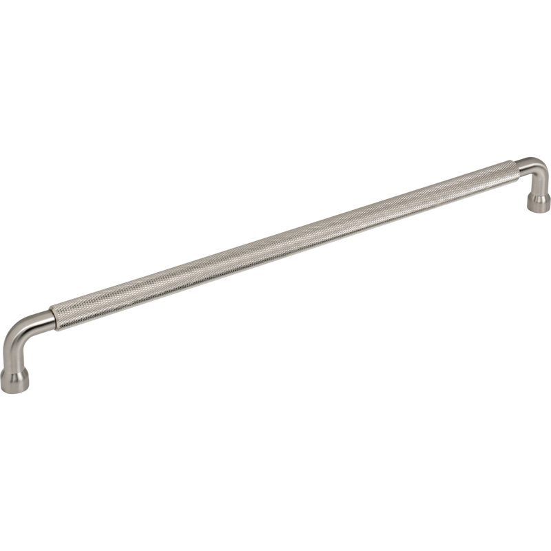 Garrison Bar Pull, Brushed Satin Nickel, 12" Center To Center