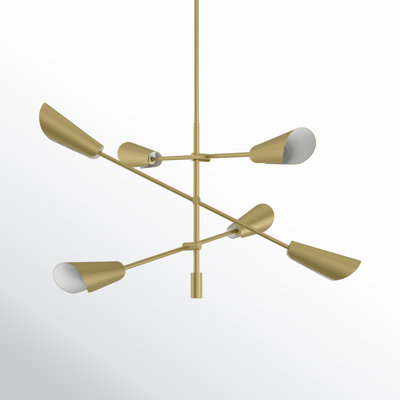 Circe 6 - Light Metal Dimmable Chandelier
