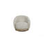 Chaise pivotante en bois - plume d'Amazonie
