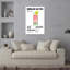 Rhubarb Gin Fizz Minimalist Modern Retro Spring Architecture Wall Art Print 1 Piece Wrapped Canvas Wall Art-23725060