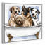 «Bath and Laundry Big Pups in The Tub», impression sur toile-51240539-51240536