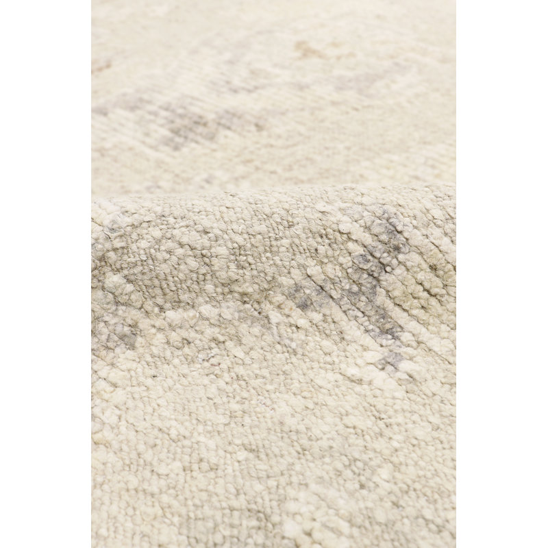 Oushak Hand Knotted Wool Oriental Area Rug in Camel/Gray