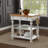 Maney Solid Wood Top Kitchen Island-1223360364