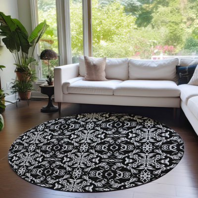 Malchow Washable Oriental Indoor / Outdoor Rug