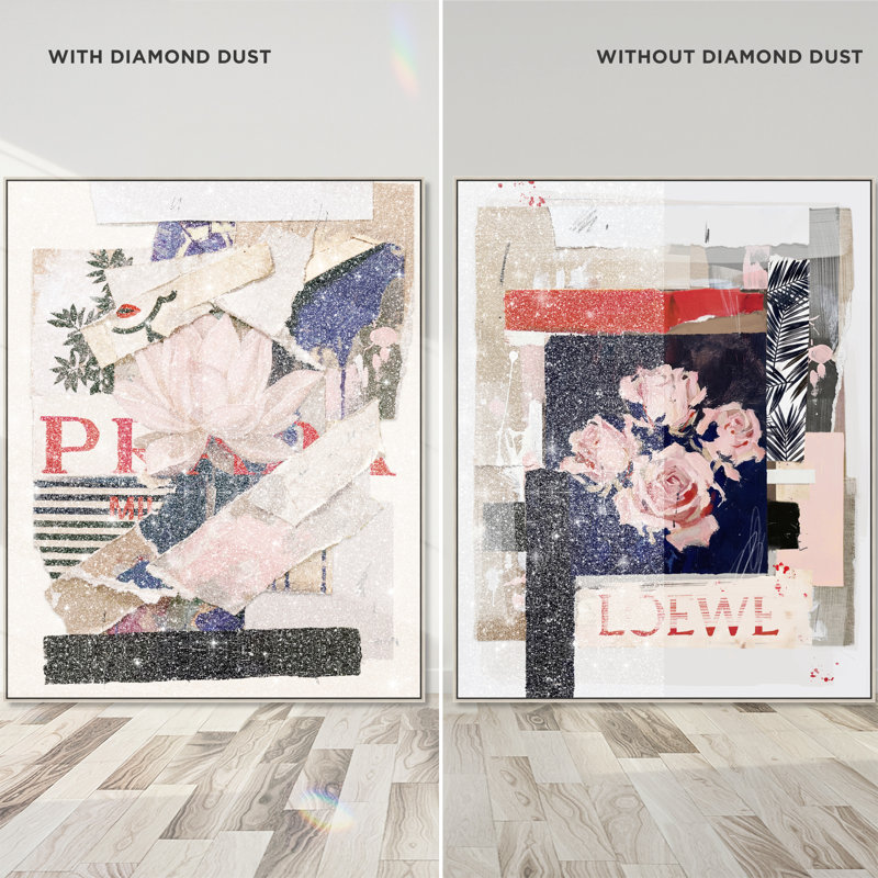 Milano Collage Set Set by Oliver Gal, 25"H x 31"W, Silver Floater Frame