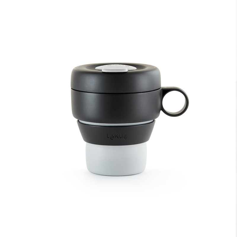 Tasse à emporter Lékué, Gris