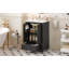 Meuble-lavabo 24 po avec lavabo en céramique-188861846