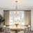 6-Light Swirled Bubble Glass Globe Chandelier-652111127