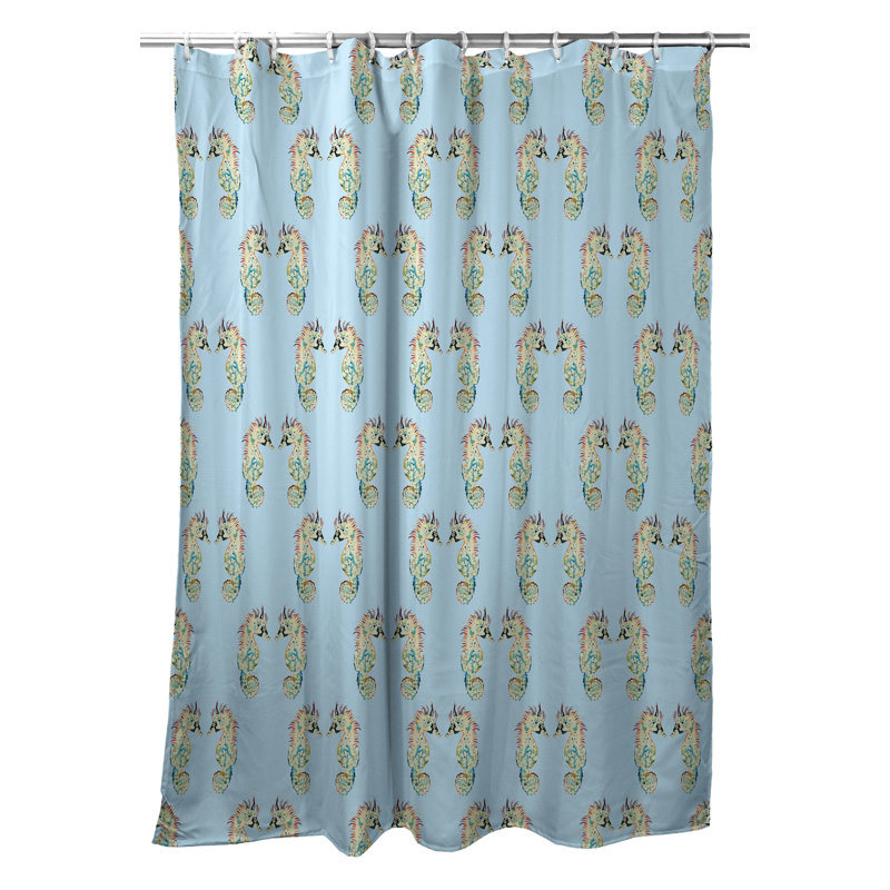 Rideau de douche simple sea cheval