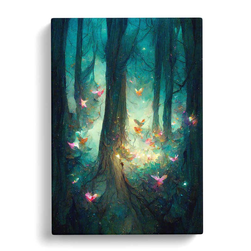 Forest Fairies - Wrapped Canvas, 76cm H x 50cm W