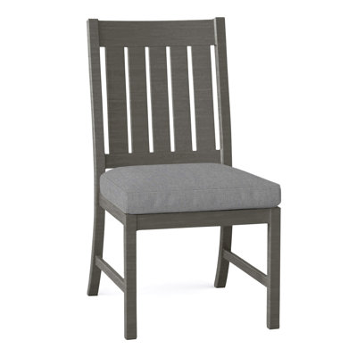 Club Patio Dining Side Chair with Cushions