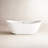 Labrusca 62" x 28.3" Freestanding Soaking Fiberglass Bathtub-877563413
