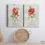Lin pivoine - ensemble de 2 peintures sur toile-1163732934-1163732027