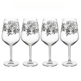Mikasa Windsor Rose Wine Glass Set of 4