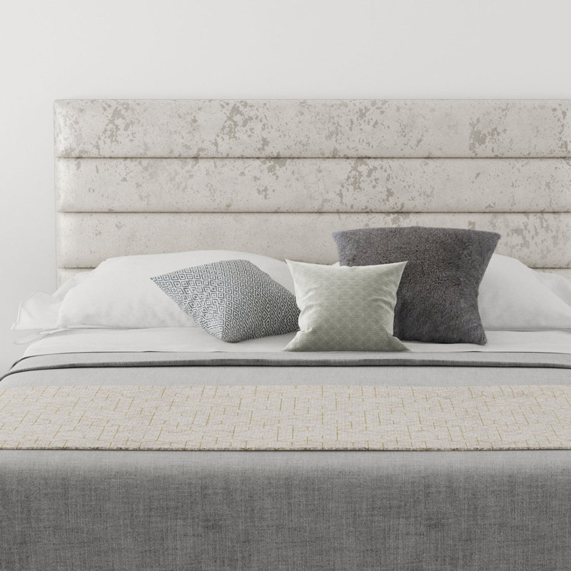 Platt Upholstered Headboard, Single (3'), Velvet Pearl
