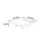 Table basse carrée moderne et minimaliste-862828322