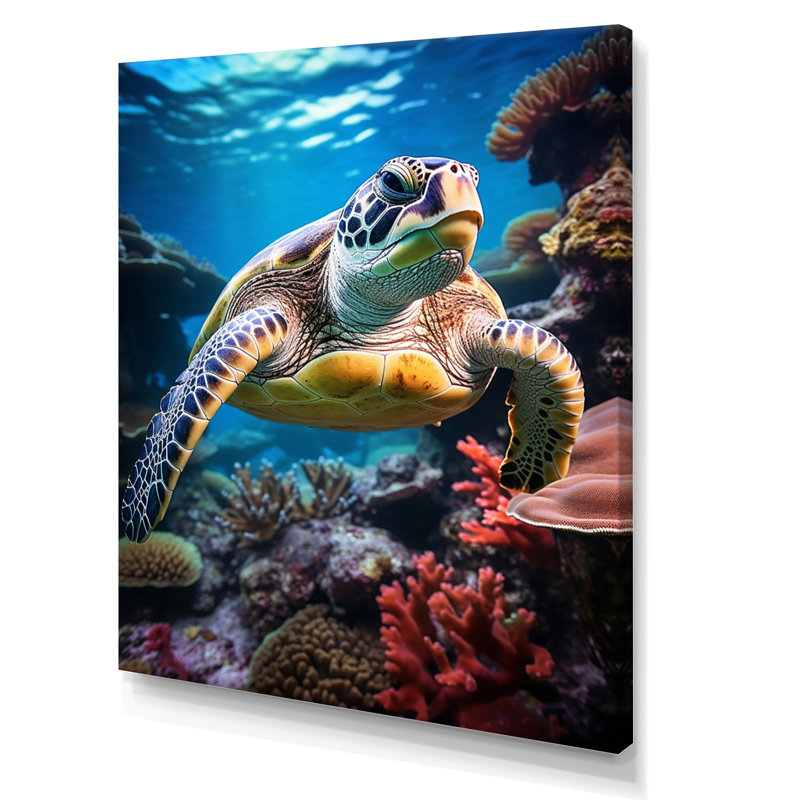 Animaux, art mural, salon, H 32 po x l 24 po x P 1 po, Toile tendue