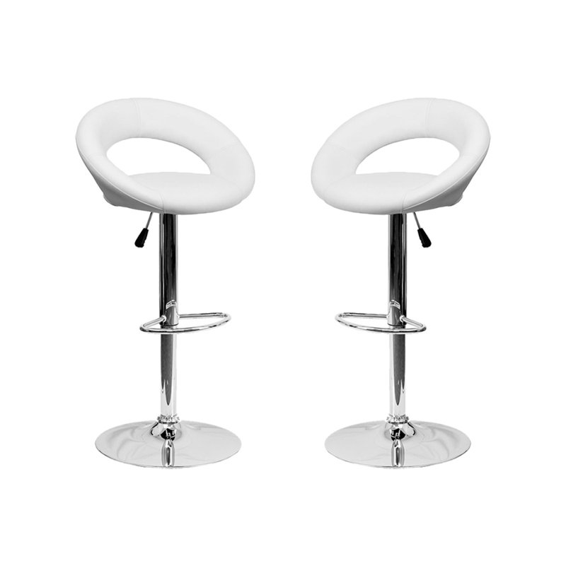 Tabouret Jacyon, Blanc