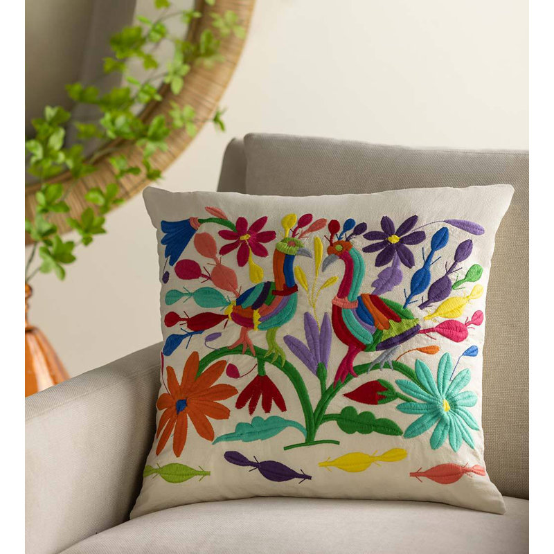 Housse de coussin rectangulaire 100% coton