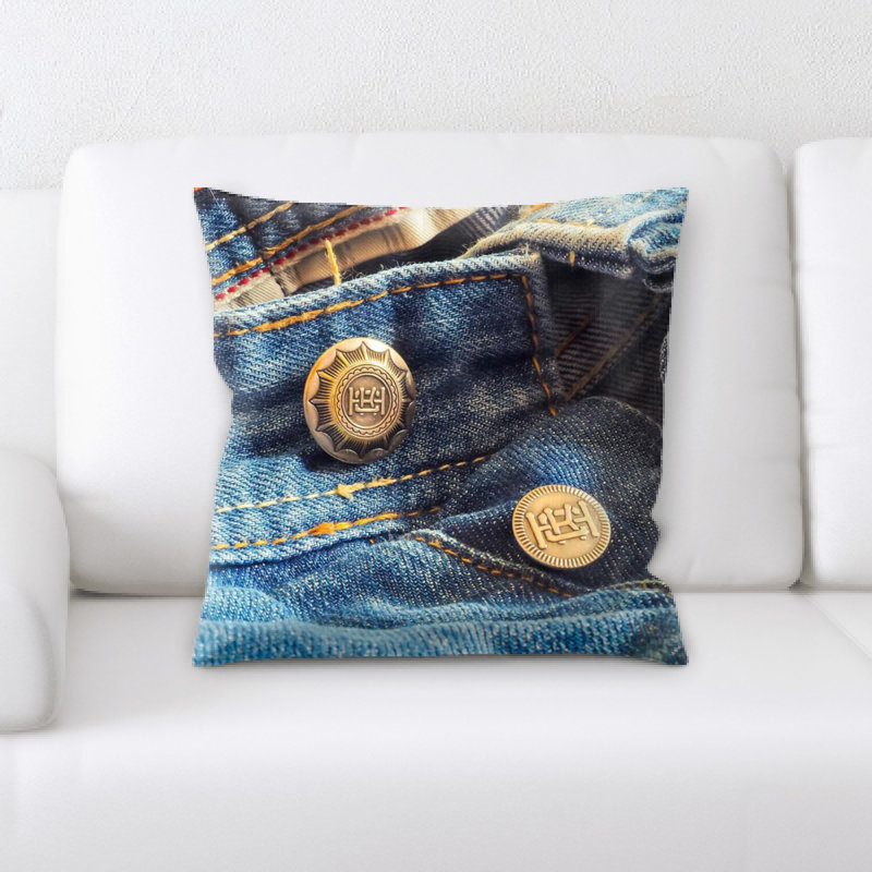 Coussin jeans