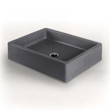 Newterra Handmade Rectangular Vessel Bathroom Sink