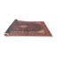 Tapis traditionnel rouge / violet Dharmadhikari-843277723