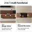 47.2" Expandable Stretchable Hidden Storage Coffee Table