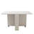 Fully Unfolded 51.18 Inches White Foldable Table