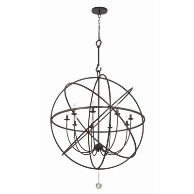 Mason 9 - Light Unique / Statement Globe Chandelier