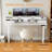 Electric Adjustable Height Standing Desk Computer Table With Drawers-771962318-772843405