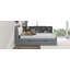 Lit plateforme en bois avec lit gigogne, tablettes et tête de lit-1640908218-1640908215