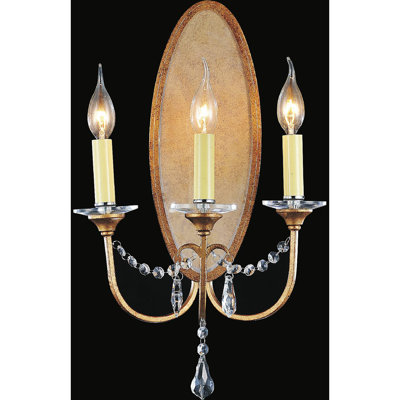 Doe Steel Candle Wall Light