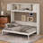 Full Size Murphy Bed With Storage Cabinets
