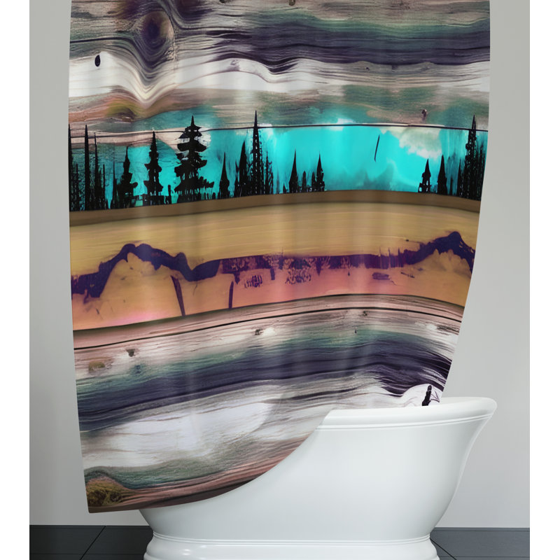 Rideau de douche Vallarie, H 72 po x l 70 po