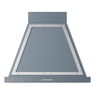 ILVE Nostalgie II Series 30 in. Wall Mount Range Hood with 600 CFM Airflow (Blue Grey)