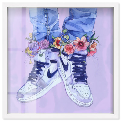 Art floral lilas