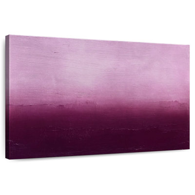 Purple Ombre Landscape Painting