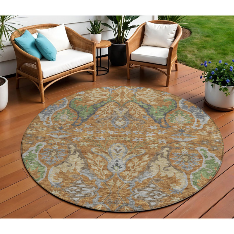 Tapis rond 8 pi
