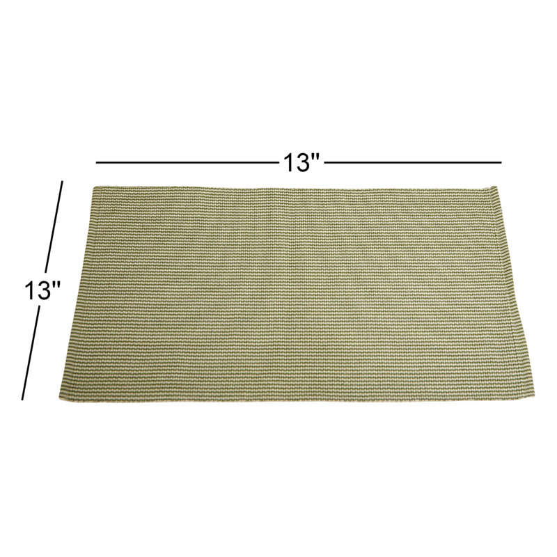Serviette en coton 13 po, vert