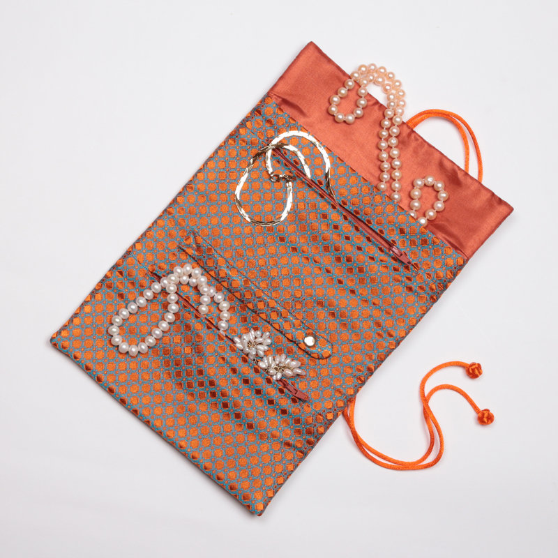 Rouleau à bijoux, Orangé