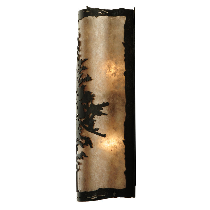 Rustic Lodge 2 - Light Flush Mounted Sconce