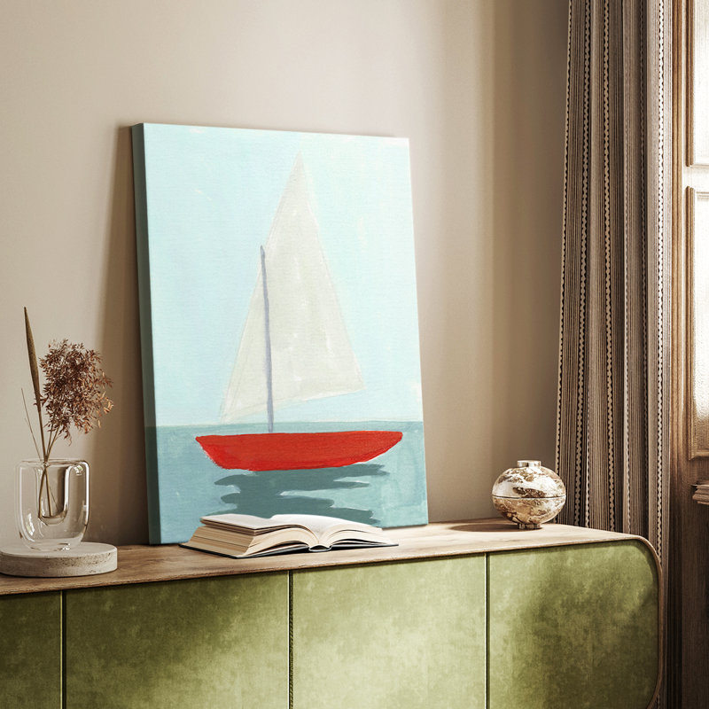 Petite voile II - galerie Cavas sur mesure, H 18 po x l 12 po