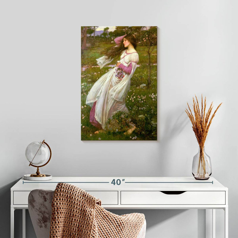 Leisha Windflowers, 24" H x 16" W