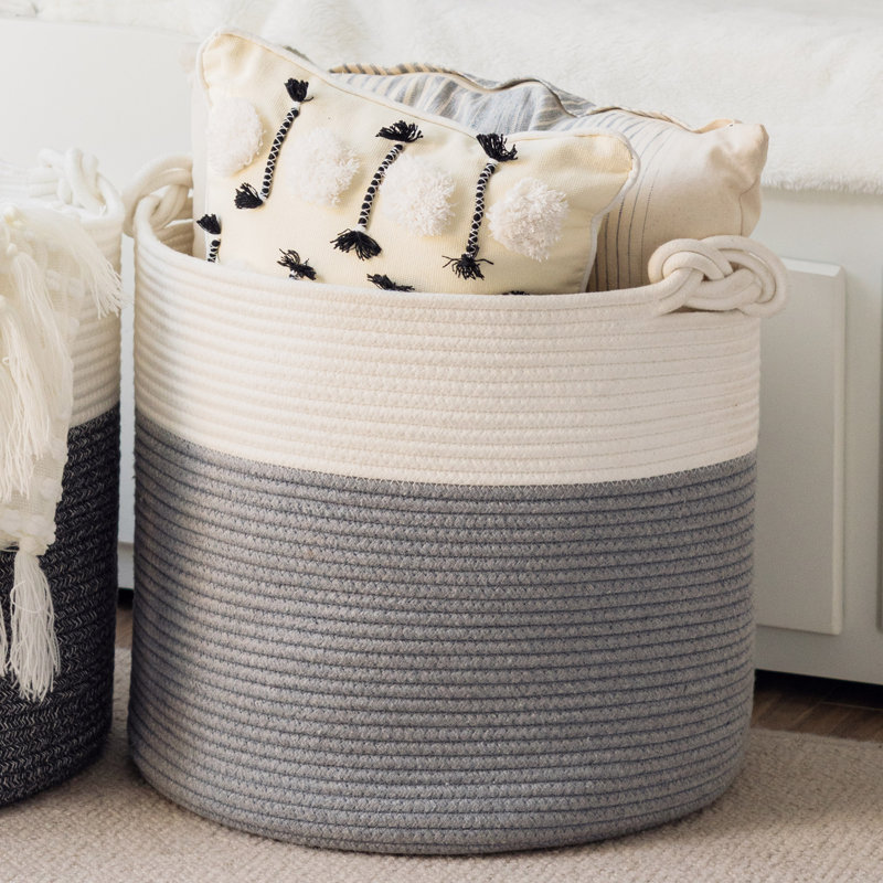 Latitude Run® Fabric Decorative Basket
